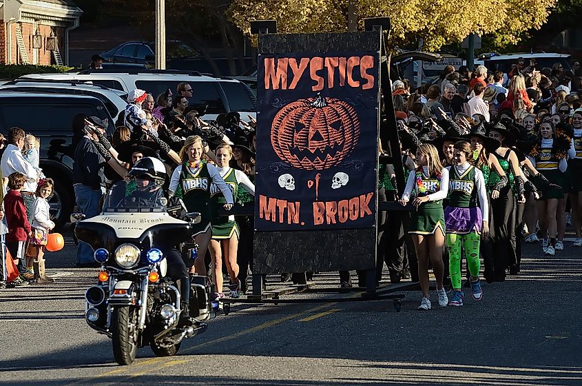 Halloween in Mountain Brook, Alabama