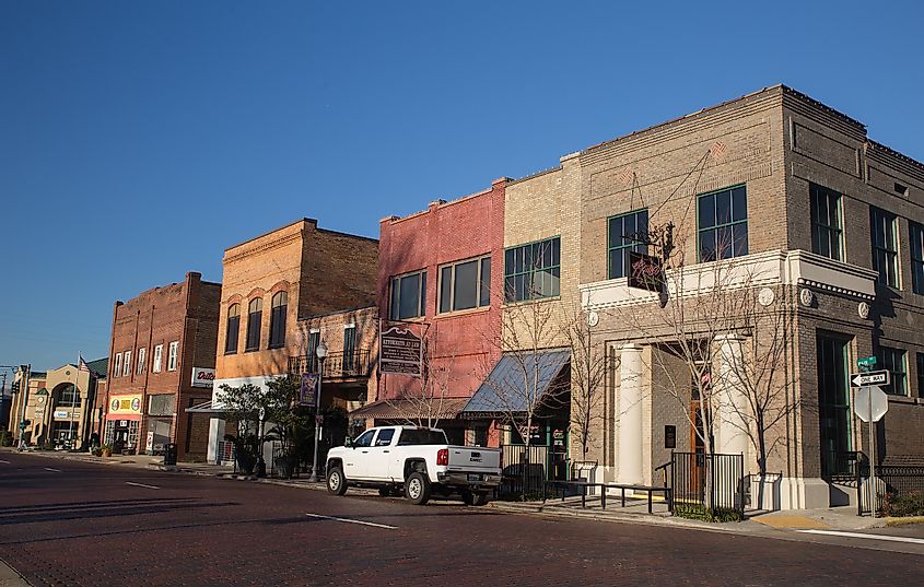 Downtown Minden, Louisiana. Image credit: Renelibrary, via Wikimedia Commons.