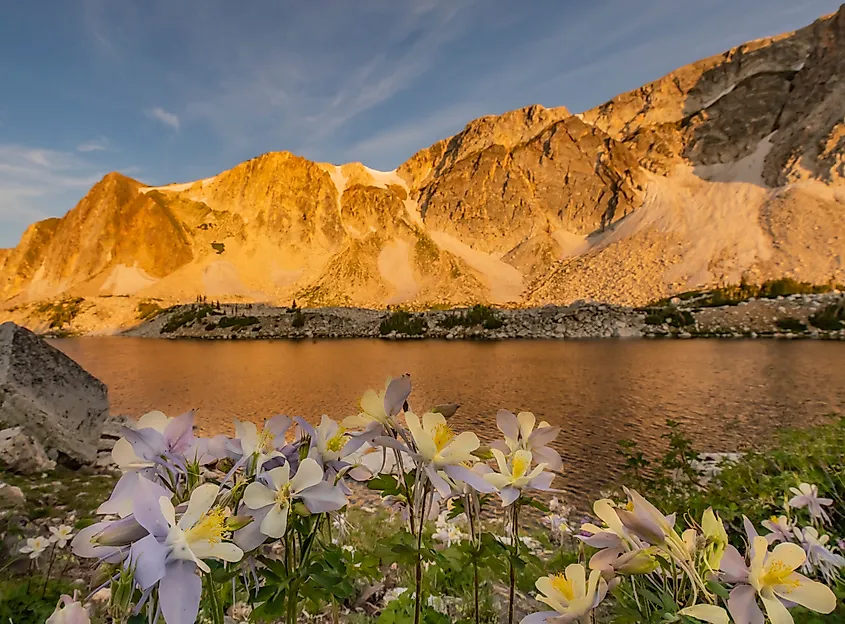 Mirror Lake near Centennial, Wyoming