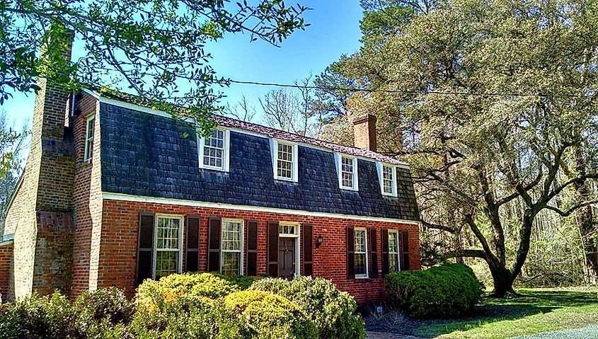 Whitehurst-Buffington House at Princess Anne Courthouse, Virginia Beach, VA