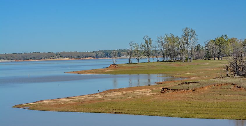 Enid Lake in Yalobusha County, Mississippi.