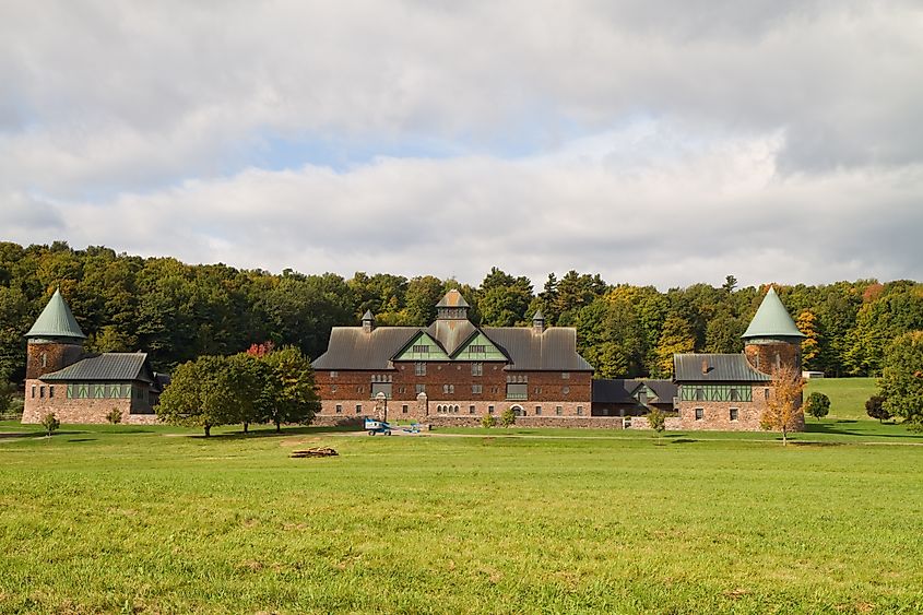 Beautiful countryside in Shelburne, Vermont.