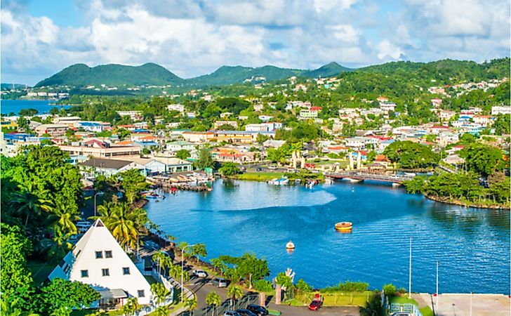 Spectacular natural scenery is the most important natural resource of Saint Lucia.