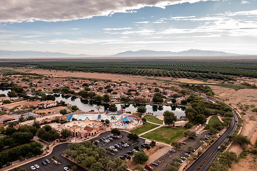 Sahuarita Lake in Arizona near Tucson