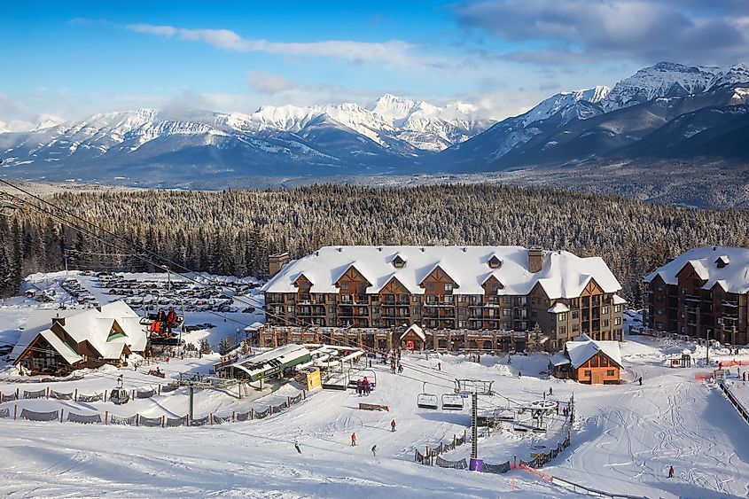 Kicking Horse Mountain Resort in Golden, British Columbia.