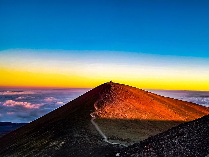 Mauna Kea summit on the Big Island of Hawai’i. 