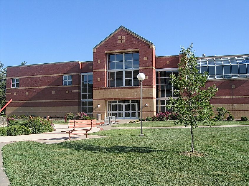 Solomon L. Loewen Natural Science Center at Tabor College, Hillsboro, Kansas.