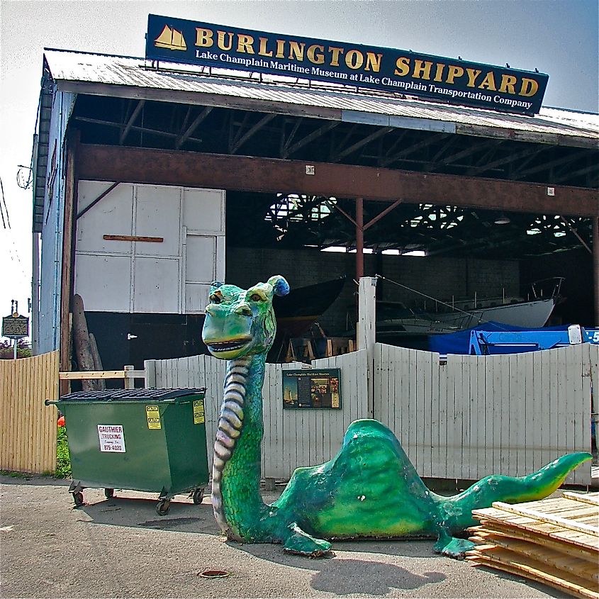 The Monster of Lake Champlain in Burlington, Vermont