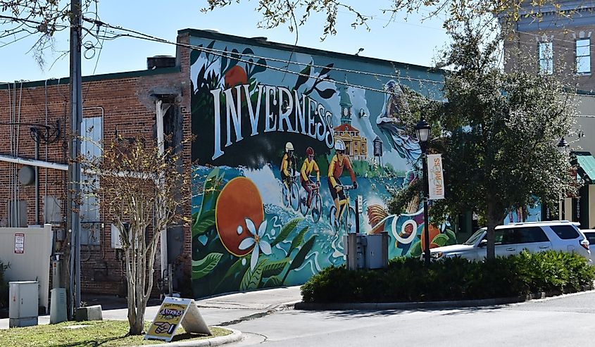 Mural in Inverness, Florida