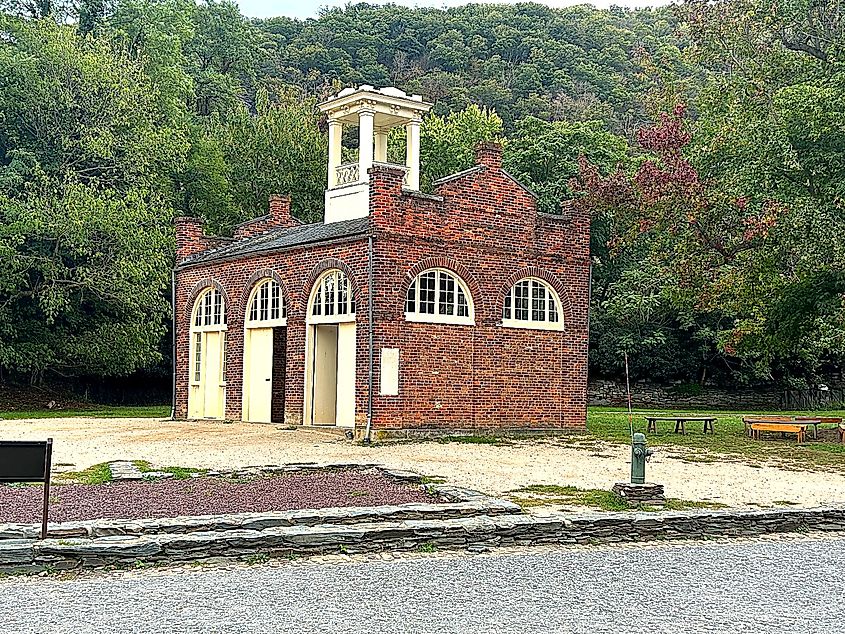 John Brown's Fort in Harpers Ferry, West Virginia.
