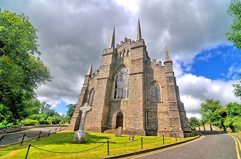 Cathedral Church of the Holy and Undivided Trinity in Downpatrick, Northern Ireland.