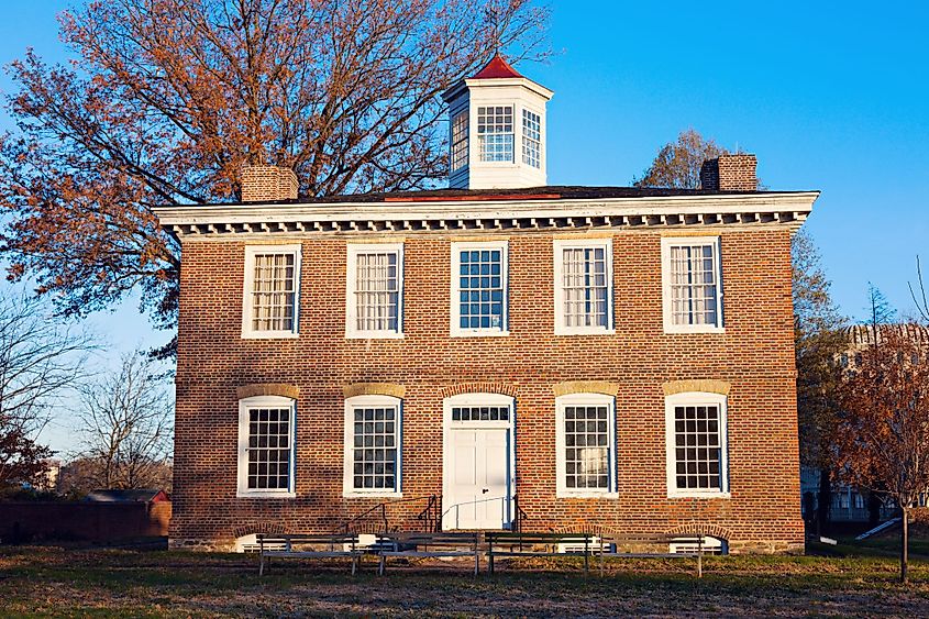 William Trent House on South Warren Street in Trenton, New Jersey