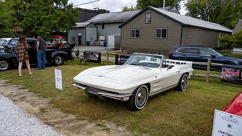 Car show in St. Michaels, Maryland.