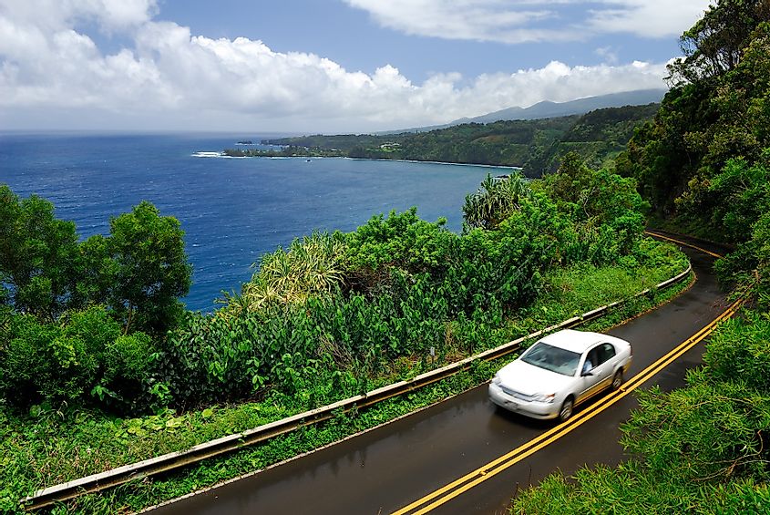 The road to Hana in Maui, Hawaii.