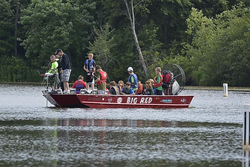 Castle Rock Lake in Wisconsin.