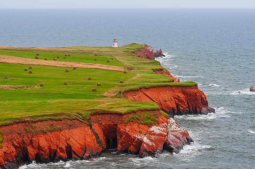 Cap Alright, Les Iles de la Madelein, Quebec, Canada.