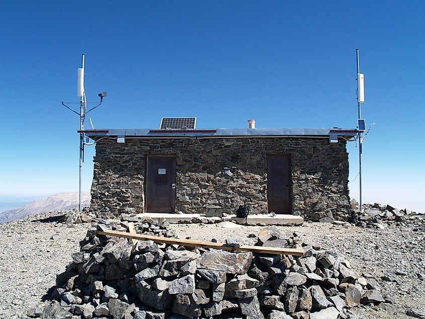 White Mountain Research Station Summit Lab (University of California). Credit: Weedwhacker128, CC BY-SA 3.0 <https://creativecommons.org/licenses/by-sa/3.0>, via Wikimedia Commons
