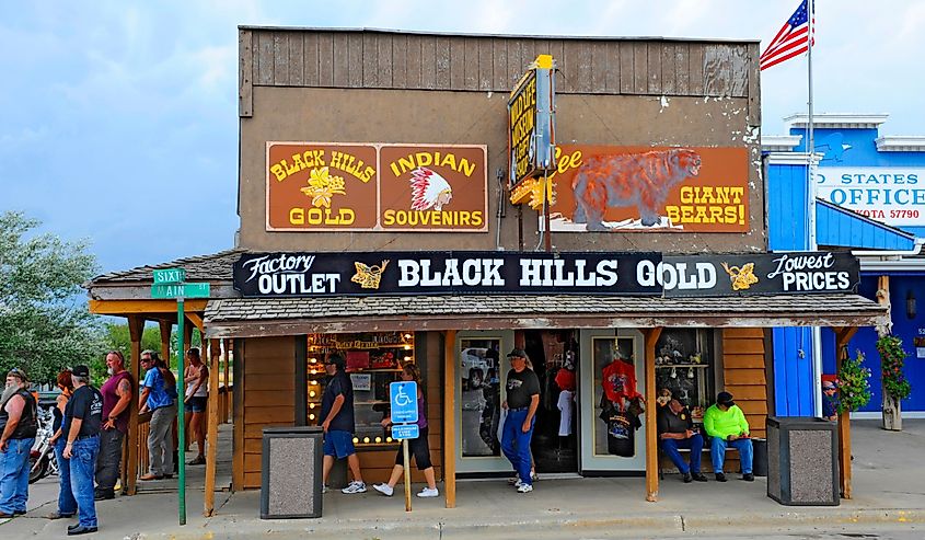 Black Hills Gold at Wall Drug Store in Wall South Dakota land of Mount Rushmore