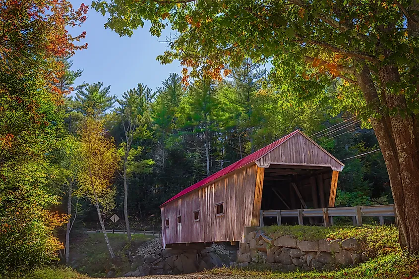 Dalton Covered Bridge, Warner, NH (Editorial credit: C.Echeveste / Shutterstock.com)