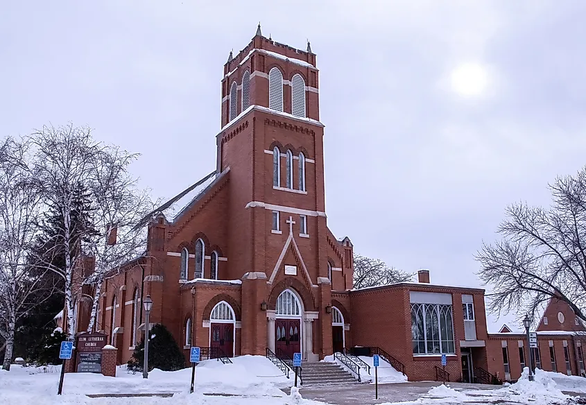 Swedish Lutheran Elim Church in Scandia, Minnesota.