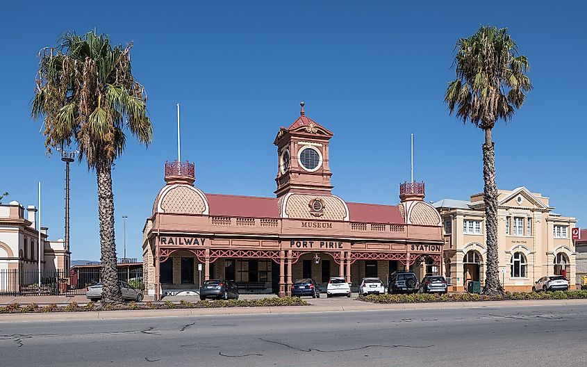 The Ellen Street station in Port Pirie is owned by the National Trust of South Australia.