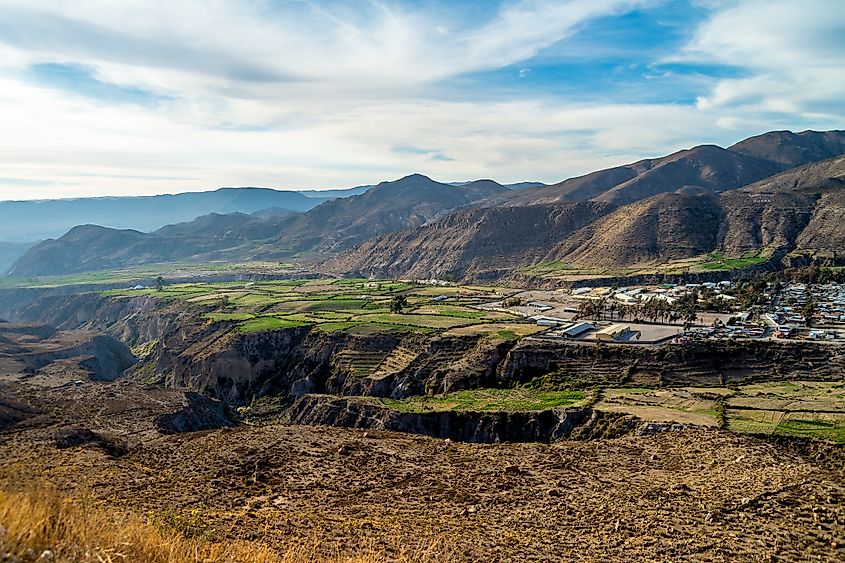 Putre village in northern Chile, located in Lauca National Park.