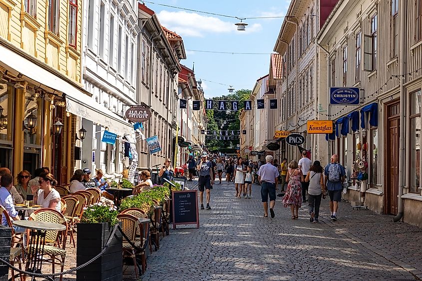 Haga district in Gothenburg, Sweden.