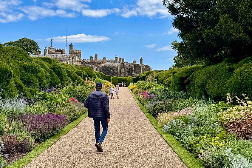 Strolling the grounds of Walmer Castle Image credit Bryan Dearsley