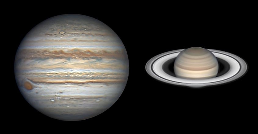 Jupiter and Saturn