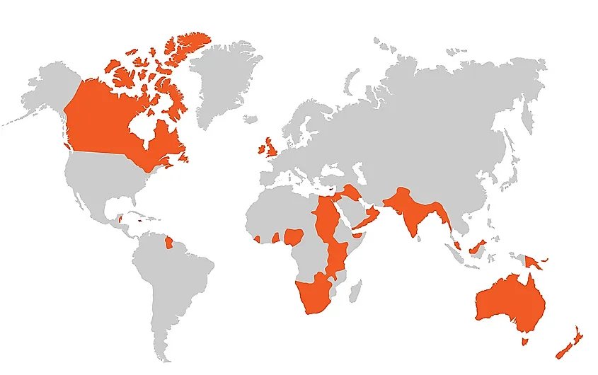 British Empire map