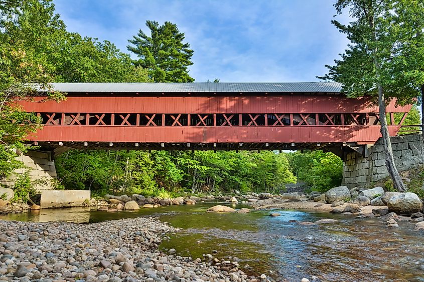 Swift River Bridge crossing the Swift River near Conway, New Hampshire