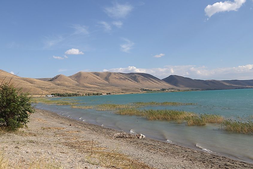 Bear Lake from North Beach Road, Saint Charles, Idaho