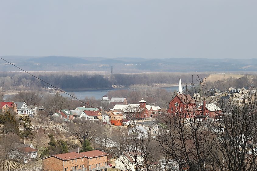 View of Hermann, Missouri.