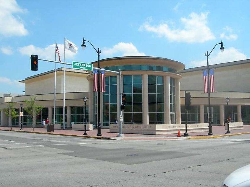 Abraham Lincoln Presidential Library and Museum in Springfield, Illinois