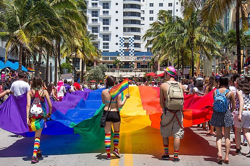 The 6th Annual Miami Beach Gay Pride Parade