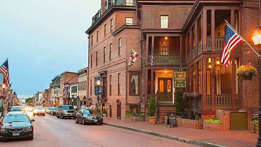 Historic Inns in Annapolis, Maryland, via 