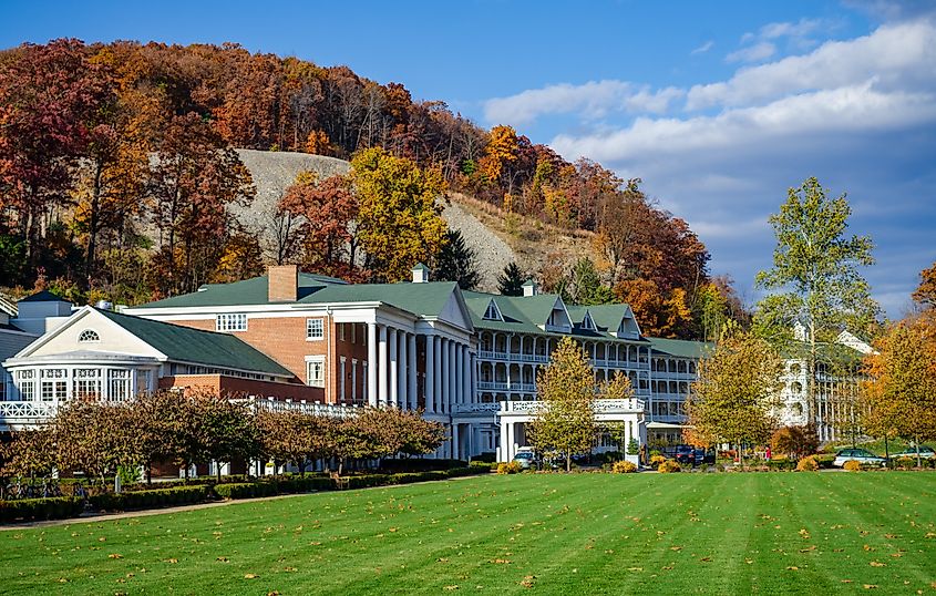 The Award-winning Omni Bedford Springs Resort located in South Pennsylvania's scenic Cumberland Valley in Bedford, Pennsylvania.