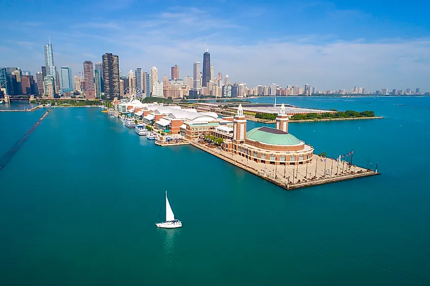 Navy Pier, in Chicago, Illinois.