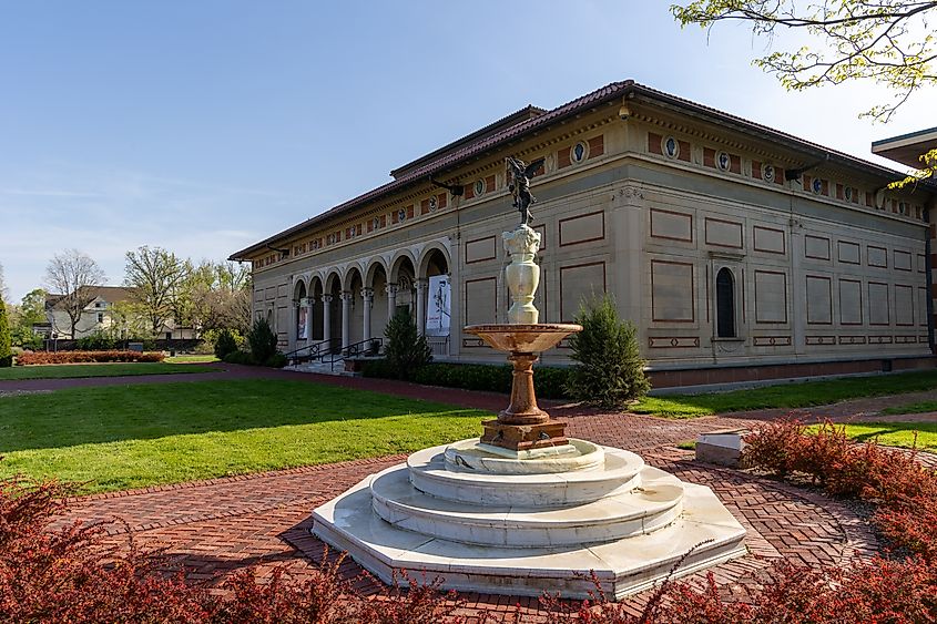 Allen Memorial Art Museum on the campus of Oberlin College in Oberlin, Ohio