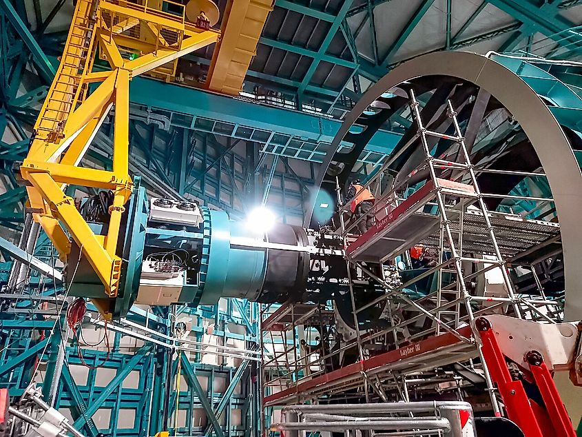 The Rubin Observatory Commissioning Camera (ComCam) was successfully installed on the Telescope Mount Assembly (TMA) on the summit of Cerro Pachón on August 24, 2022.