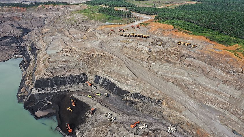 Mining in Borneo