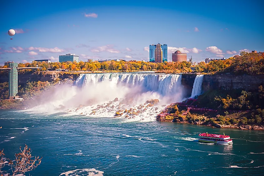 The Niagara Falls.
