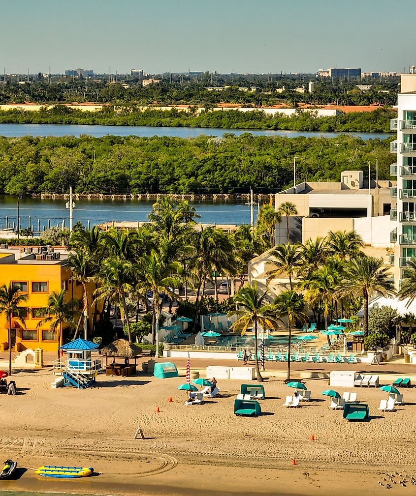 Hollywood Beach, Hollywood, Florida.