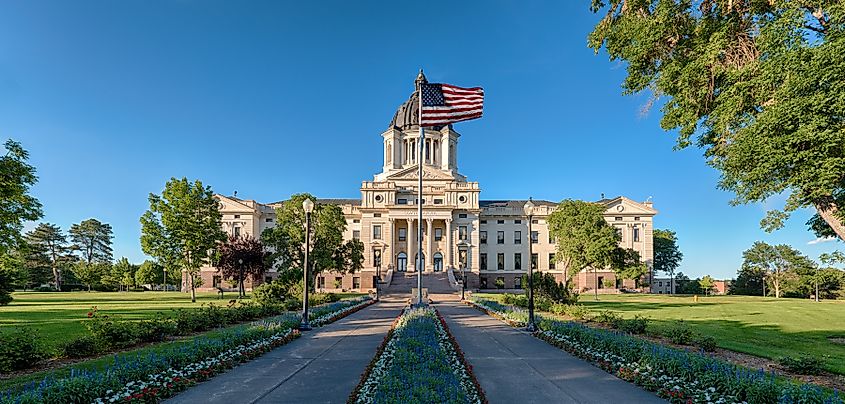 Exterior of the South Dakota State Capitol building