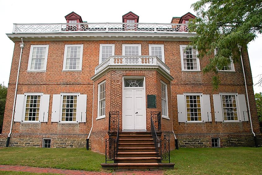 Schuyler Mansion in Albany, New York. 
