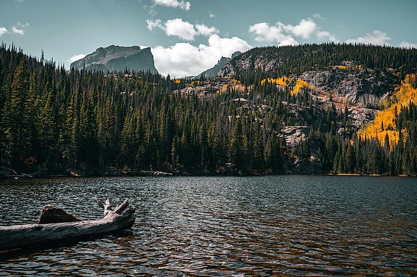 Rocky Mountain National Park during fall