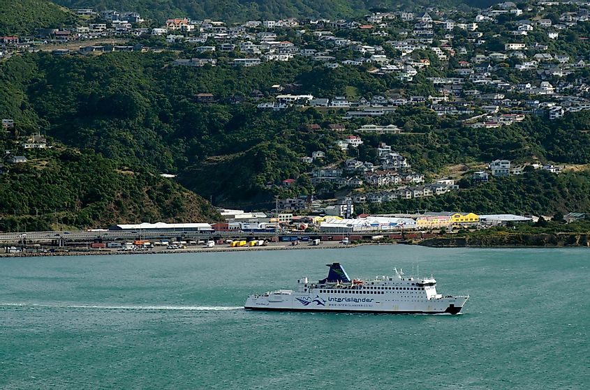 Interislander Cook Strait Ferry from Wellington to Picton