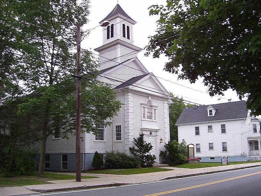 North Scituate Baptist Church in Scituate, Rhode Island.