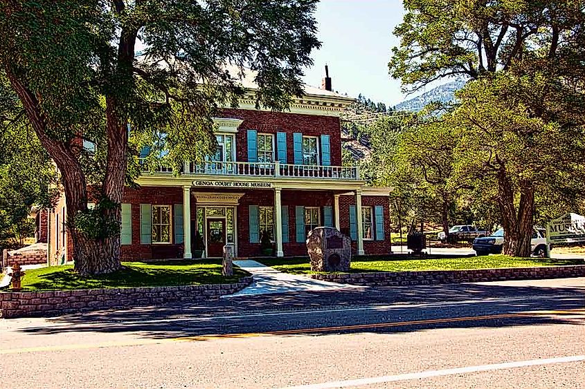 Genoa Courthouse Museum in downtown Genoa, Nevada