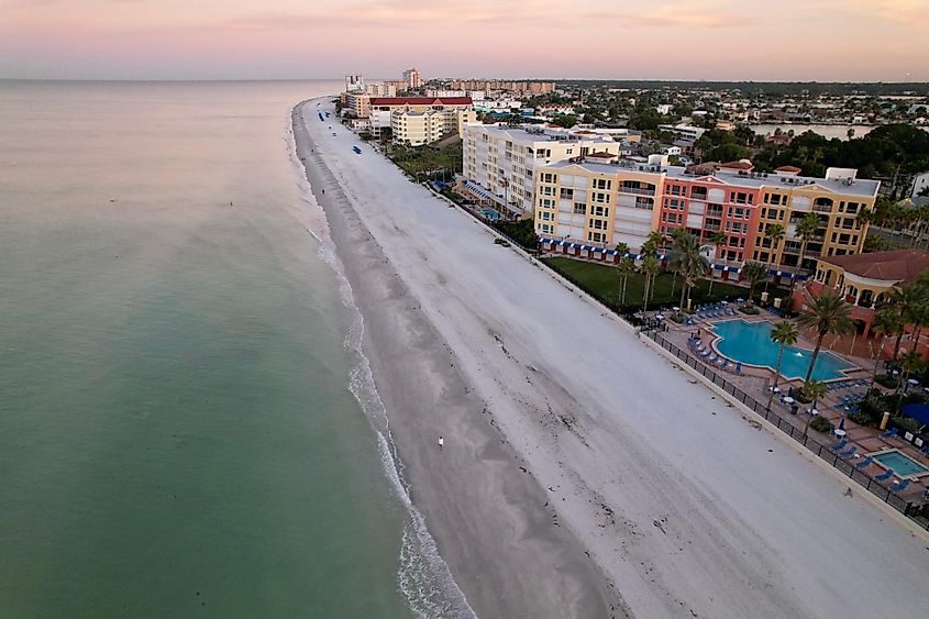 Aerial view of Redington Beach, Florida